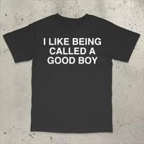 Good Boy Funny Text Graphic T and kids tshirt Men Women Simple Bold Letter Slogan Print Short Sleeve Cotton Casual Tops 2XL