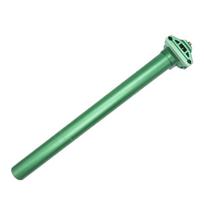 Bicycle Seatpost 25.4x300mm Adjustable Aluminum Alloy Bike Seat Tube Shockproof Horizontal Bicycle Seatpost for MTB Road Bike BMX Green blue