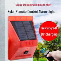 Infrared Solar Alarm: Sound & Light Anti-Theft Siren with Remote Control & Human Detection