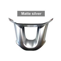 Automobilio logotipo emblemos įdėklas Vairo dangtelio apdailos lipdukas Chromo/Matinė apdaila Peugeot 2008 208 2014-2017 Automobilio stilius Bright silver gray