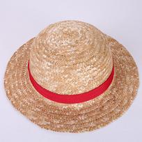 One Piece Luffy Anime Cosplay Vyriška moters kepurė 31 cm smėlis