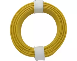 Donau Elektronik 118-3 suvyta viela 1 x 0,14 mm² geltona 10 m