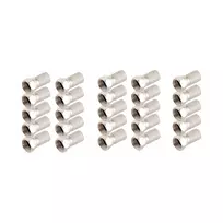 SHIVERPEAKS BASIC-S F- jungtis 7,2 mm su sandarinimo žiedu ir didele veržle, 25 vnt. BS85010-R-SET25