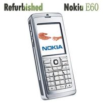 Atnaujintas originalus Nokia E60 mobilusis telefonas 1 Battery 1 Charger sidabras