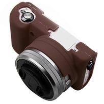 „Sony Alpha A5100 A5000 A6000 A6100 A6300 A6400“ dangtelis, skirtas minkštam silikoniniam guminiam fotoaparato dėklo krepšiui, apsaugančiam odą, apsauginį korpusą A5100 A5000