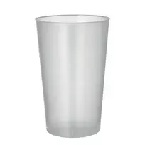 PAPSTAR Dažniausiai naudojami geriamojo puodelio PP, 0,5 L, permatomas, 30 vnt., 91 mm skersmuo, 140 mm aukštis 89824