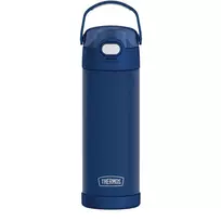 THERMOS FUNTAINER termosas, 0,47 L, nerūdijantis plienas, iššokantis šiaudelis, išskleidžiama rankena 4115.346.047