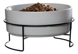 Ritzenhoff & Breker TARO gyvūnų dubenėlių rinkinys 1,8L pilkas akmens masės keramikos 450484