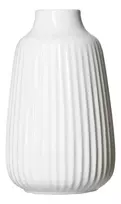 Ritzenhoff & Breker SANREMO baltų akmens masės vazų rinkinys, 2 vnt., 240 mm, dekoratyvi grioveliais struktūra 746655