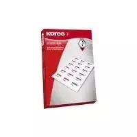 Kores universalios etiketės, 48,5 x 16,9 mm, baltos, 100 lapų, 6400 etikečių (L4816)