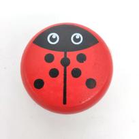Vaikų Yoyo Ball Mieli gyvūnų piešiniai Mediniai Yoyo Žaislai Ladybug Žaislai Vaikai Yo-Yo Kūrybiški žaislai vaikams 5 cm medinis Yo Yo kamuolys