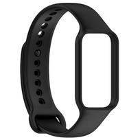 Silikoninis apyrankės dirželis skirtas „Redmi Smart Band 2“ apyrankės laikrodžio apyrankei, skirtas „Xiaomi Band 8 Active“ For Redmi Band 2 juoda