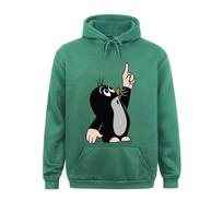 Moterims Unisex Kirtiklio Rodyklė Juokingas Megztinis Camisas Hombre 3D Spausdintas Krtek Mažasis Kirtiklis Mielas Grafinis Puloveris su Gobtuvu M žalia