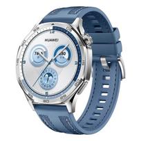 Dirželis HUAWEI WATCH GT 5 4 46mm laikrodžiui 4 5 Pro GT 3 2 Pro 46 mm 22mm nailono kompozicinis silikoninis sportinis apyrankė Huawei Watch GT4 blue