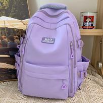 Schoolbag Middle School Students Ins High Quality High School Students Girls Elementary School Students College Students Backpacks gray