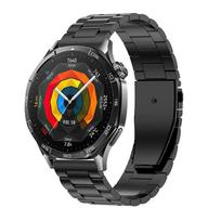 22 mm nerūdijančio plieno dirželis Huawei Watch GT 5 Pro 46 mm GT5 GT4 GT3 GT2 GT laikrodžiui apyrankė Correa Huawei Watch 4/3 Pro Huawei GT4 46mm juoda
