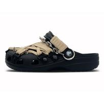 Crocs Classic klumpės EVA Punk Aštrios dygliuotos Minimalistinės Madingos Universalūs skylėti batai Unisex Juodi 43-44 juoda