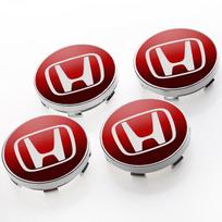 4 vnt. 60 mm automobilio rato centrinis gaubtas Automobilio priedai Honda Fit Mugen Insight Type S R VTEC Modulo Vezel RR Si raudona