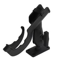 Fishing Rod Holder 360 Degree Adjustable Rotatable Kayak Side Fishing Rod Holder black