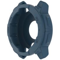 Silikoninis dėklas Garmin instinct 3 40mm 50MM 45MM Tpu Minkštas korpusas Išmanusis laikrodis Graviruota skalė Ekrano apsauga Rėmelis Buferis Korpusas  For instinct 3 40MM turkio mėlyna spalva
