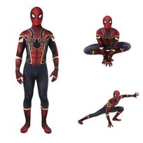 Kostiumas Juodas Raudonas Raimi Tobey Maguire Žmogus-voras Cosplay Superherojus Zentai Kostiumas Helovino Kostiumai Suaugusiems Vaikams Elastingas Adult XXL 180-190 black