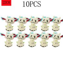 1/10 vnt. Eevee šeimos Pokémon pliušinių žaislų rinkinys - Sylveon, Umbreon, Vaporeon, Flareon, Pikachu kimštos lėlės - Išskirtinė Kalėdinė dovana vaikams