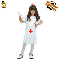 Helovino Vaikams Mažoms Mergaitėms Mielos Slaugytojų Cosplay Kostiumai, Mergaičių Orgijos Šventės Gydytojų Kostiumai S/4-6 years old 104-116cm white