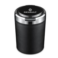 Skirta Renault 2026 Nauji ratlankių gaubteliai Automobilio peleninė Puodelis su dangteliu Su LED apšvietimu Skirta Renault Megane 2 3 4 Twingo Clio Talisman Ca juoda