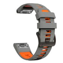QuickFit 22mm 26mm silikoninis dirželis Garmin Fenix 8 Pro 7X 7 6 6X Pro 5 5XPlus/Epix Pro Gen 2 51mm 47mm laikrodžio apyrankės QuickFit 26mm mėlyna