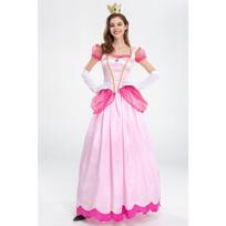 Helovino kostiumas, Mario, Princesės Peach kostiumas, pasirodymo kostiumas, scenos kostiumas, vakarėlio karalienės kostiumas XL white