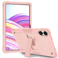 Skirta Redmi Pad 2 Pro 12.1 colio SE 11 10.61 PC planšetės stovas dangtelis Vaikams atsparus smūgiams dėklas Skirta Redmi Pad SE 11  Laikiklio korpusas Redmi Pad 2 Pro 12.1 rožinio aukso spalvos