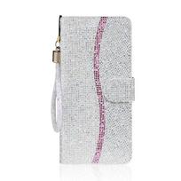Blizganti piniginė-dėklas telefonui iPhone 16 15 X Xr 10 Xs 14 11 Pro Max 12 13 mini Odinė piniginė 8 7 Plus SE 2020 Mergaičių dėklas iPhone 7(8) Plus