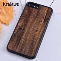 Krajews medinė mandala Tekstūruotas spausdintas telefono dėklas Dangtelis iPhone 17 Air 16 15 14 plius 12 13 pro max Fundas iPhone 16e brown