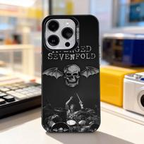 A-Avenged S-SevenfoldS A7X Phone Case For iPhone 11,12,13,14,15,16,17,Pro,Max,Plus,E,Air,Mini IMD Matte Black iPhone12 gray
