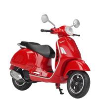 WELLY 1/18 VESPA GTS 125CC 2017 Motociklo Modelis Žaislinė Transporto Priemonė Kolekcija Autodviratis Amortizatorius Visureigis Autociklas Žaislai Automobilis raudona