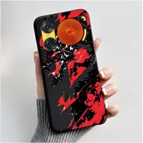 Dėklas ZTE Nubia Music 2 Z2460 Z2353 Music2 Telefonui Mielas Triušis Juodas Dangtelis ZTE Nubia Music Minkštas TPU Silikoninis Dėklas ZTE nubia Music