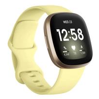 Silikoninė apyrankė Fitbit Versa 4 3 Sense 2 juostelei Išmaniojo laikrodžio priedai Pakeičiama riešo apyrankė Sportinė apyrankė Fitbit Versa 3 juostelė for Fitbit Sense 1 2&S (5.5- 6.7inch) gray