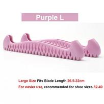 S/L/XL Walkable Ice Skate Blade Cover TPU Figure Skate Hockey Skates Prevent Puncture Scalable Blade Sleeve Blade Knife Cover pink