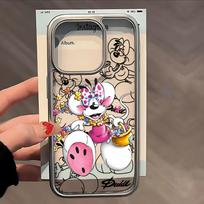 Animacinis D-Diddls Naujas telefono dėklas IPhone 17 16e 16 15 14 13 12 11 Air Pro Max X XR XSMAX 8 7 Plus Ypač skaidrus minkštas galinis dangtelis iPhone 16 ProMax black