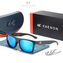 KAENON Brand Design High Quality Men's Polarized Sunglasses CLARKE TR90 Frame Fashion Women Shades Male Sports Sun Glasses UV400 Only Sunglasses black