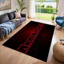 1 vnt. Rammstein temos spausdintas stačiakampis kilimėlis, namų durų kilimėlis, lauko kelionių apsaugos kilimėlis A5 80x120cm( 31x47in)