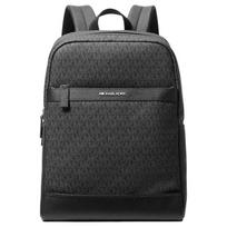 MICHAEL KORS COOPER Bronze Hardware Accessories Artificial Leather + Polyester + PU Backpack Medium Men's Black juoda