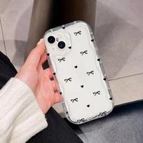 Telefono dėklas Motorola Moto G84 Edge 50 Pro 50 Fusion Ultra G14 G24 G34 G22 G15 E13 Dangtelis Madingas Skaidrus Kreminis Banguotas Kraštas Gėlė Motorola G24