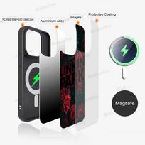 L-Linkin Meteora P-Park Phone Case Magnetic Case For IPhone 16 14 13 12 11 15 Pro Max Plus For Magsafe Wireless Charge Cover For iPhone 13Pro Max