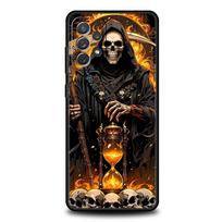 Grim Reaper Skull Case for Samsung A57 A37 A51 A71 A21S A17 A11 A15 A25 A41 A23 A33 A53 A73 A07 A05S A13 A35 A55 5G Cover For Samsung A11 black