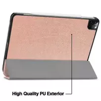"Tri-Fold Eco-Leather Stand Case Apple iPad/Air/Air2 9.7''''" Rose Gold
