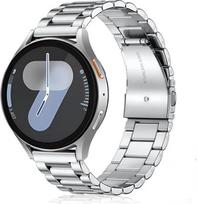 20mm Metal Strap For Samsung Galaxy Watch 7 FE 6 5 4 44mm 40mm Stainless Steel Bracelet Band Galaxy Watch 6 4 Classic 47mm 46mm Galaxy Watch 7 44mm sidabras