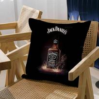 Klasikinis viskio logotipas J-Jack D-DanielS pagalvės užvalkalas sofos pagalvės užvalkalas namų kambario dekoracija vaikų dovana 50x50cm