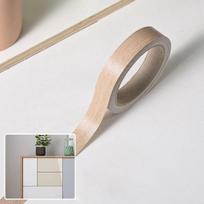 PVC lipni medienos rašto juosta, vandeniui atspari briaunų juosta baldų, spintelių durų rėmų renovacijai 3cm* 10m