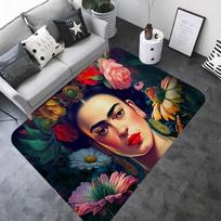 Vintažinis menininkės F-Frida K-Kahlo durų kilimėlis Vaikų kambario Miegamojo Dekoras Balkono Neslystantis durų kilimėlis Svetainės Durų kilimėlis Plotinis kilimas 80cm x 120cm